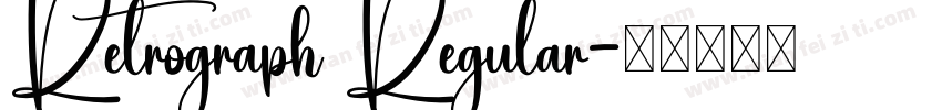 Retrograph Regular字体转换